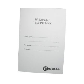 Paszport techniczny autoklawu